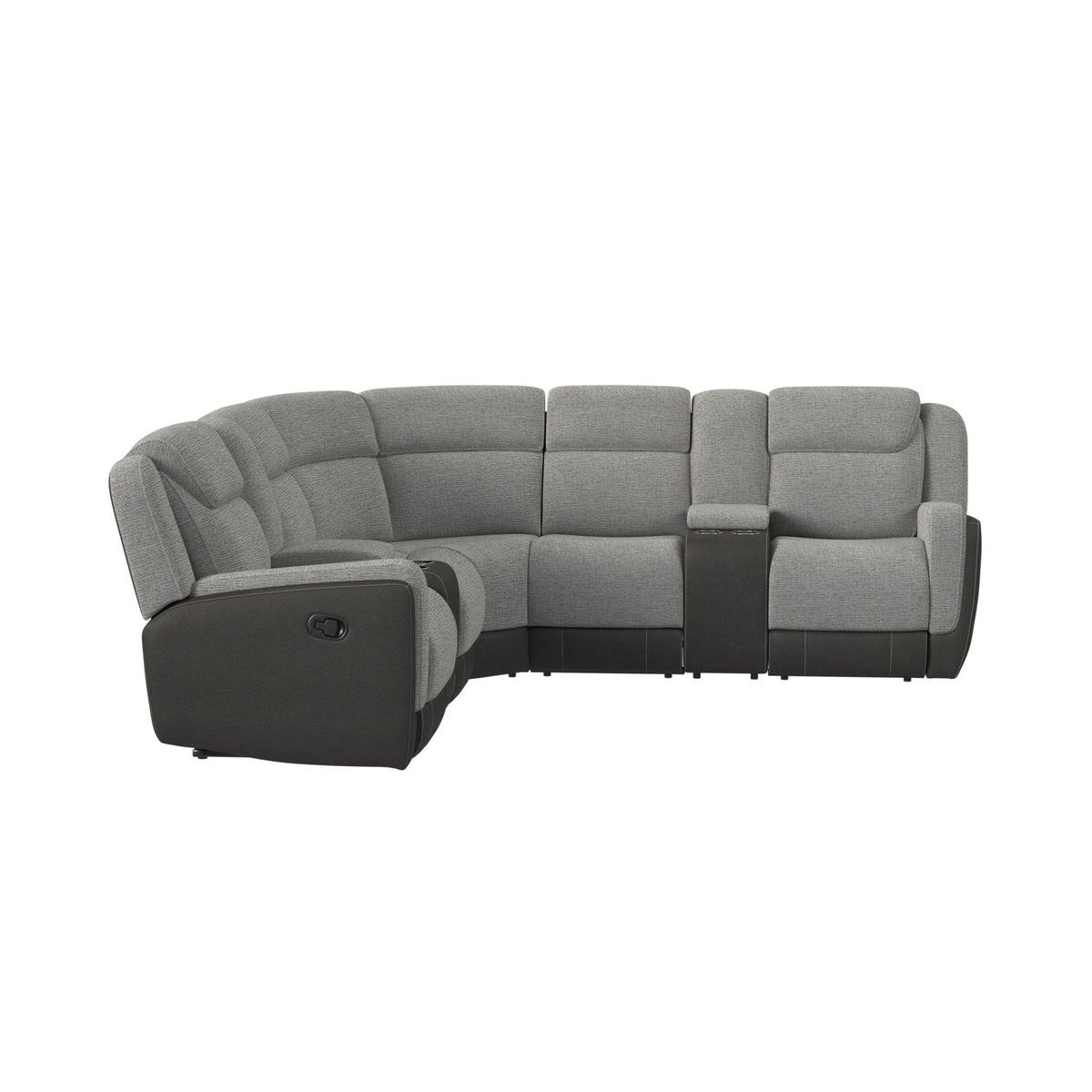 Hornet Rancho Grey 3-Piece Sectional - Ornate Home