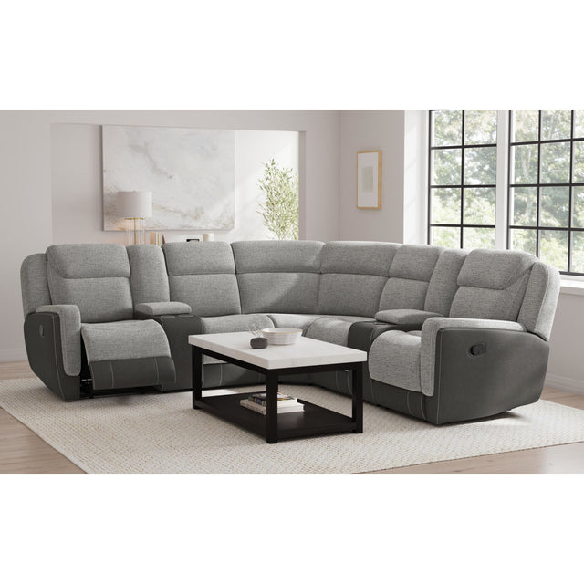 Hornet Rancho Grey 3-Piece Sectional - Ornate Home