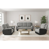 Hornet Rancho Grey Motion Glider Recliner - Ornate Home