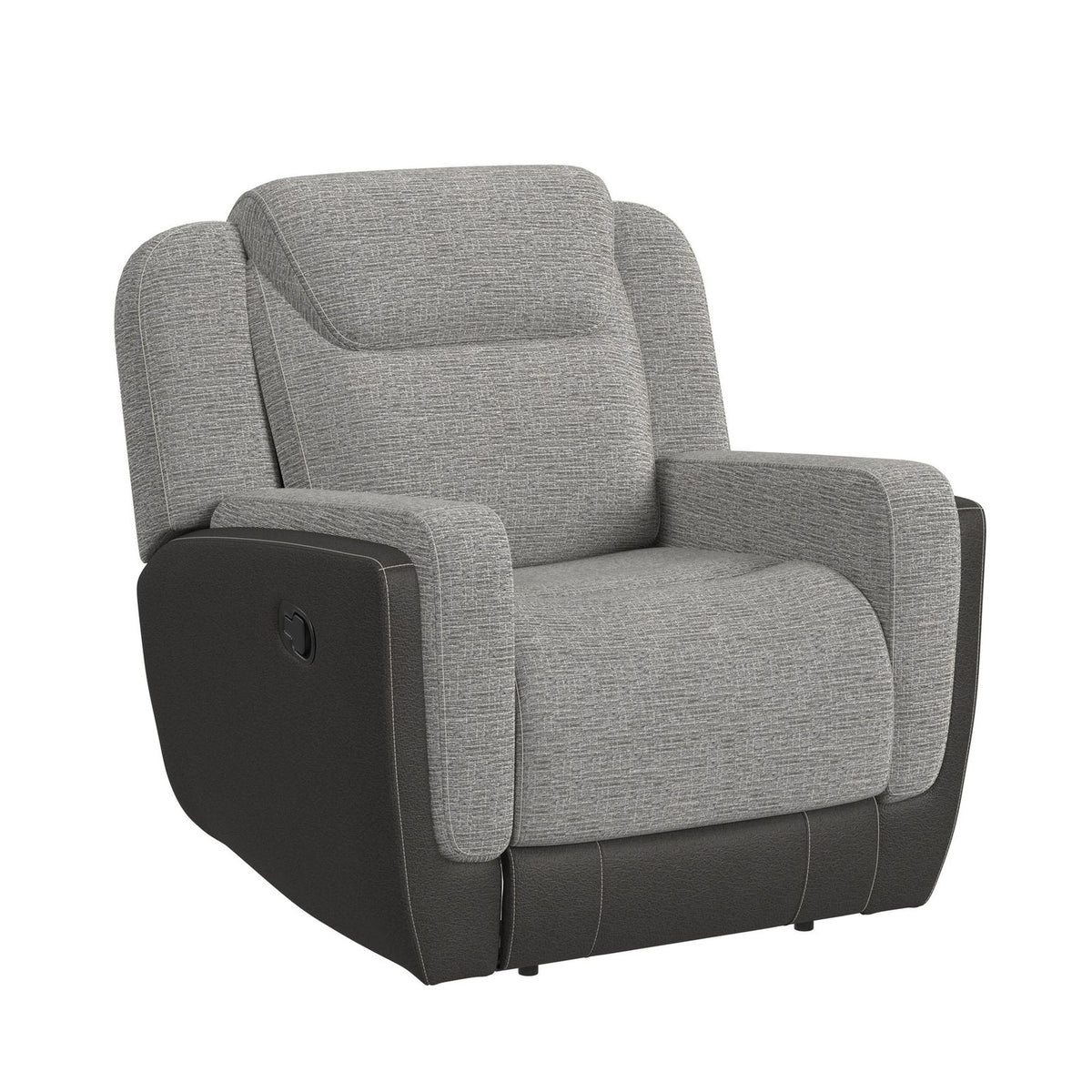 Hornet Rancho Grey Motion Glider Recliner - Ornate Home