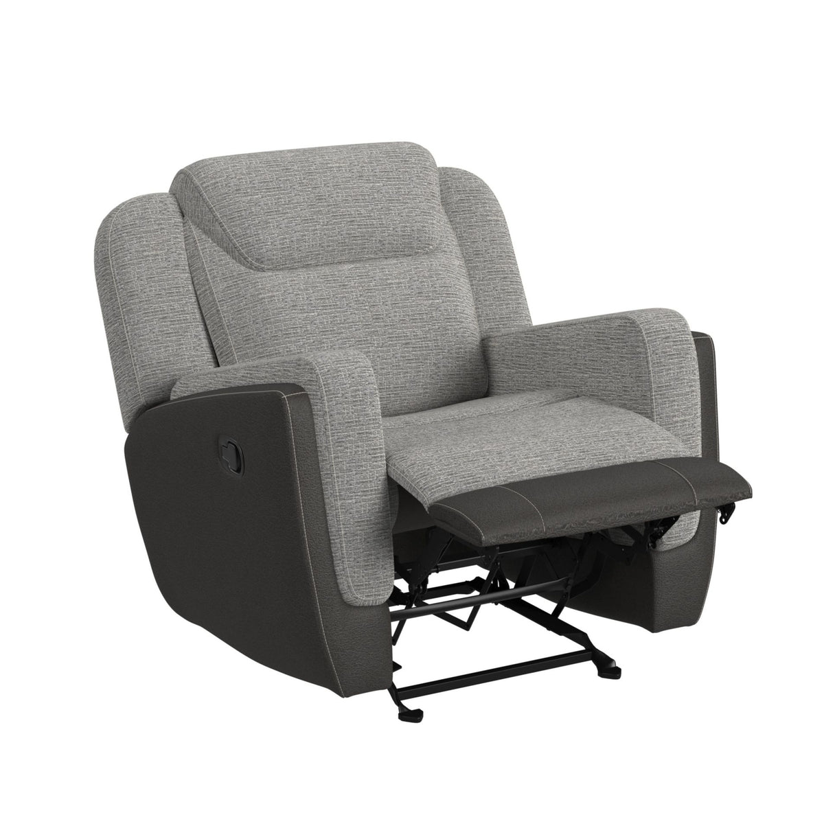 Hornet Rancho Grey Motion Glider Recliner - Ornate Home