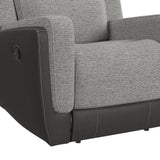 Hornet Rancho Grey Motion Glider Recliner - Ornate Home