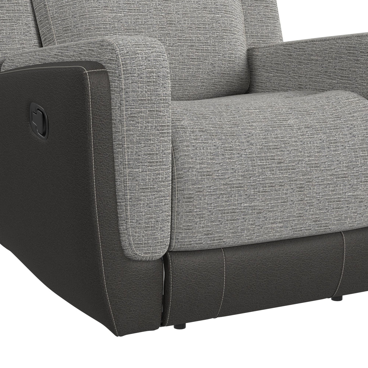 Hornet Rancho Grey Motion Glider Recliner - Ornate Home