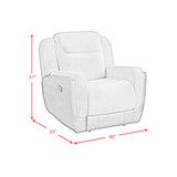 Hornet Rancho Grey Motion Glider Recliner - Ornate Home