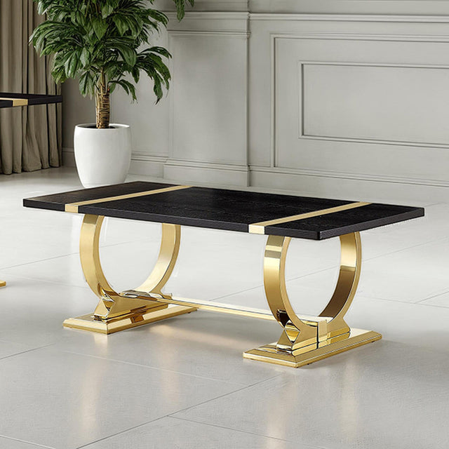Horsham Gold/Black Coffee Table - Ornate Home