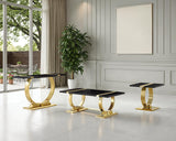 Horsham Gold/Black Coffee Table - Ornate Home