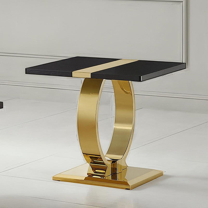 Horsham Gold/Black End Table