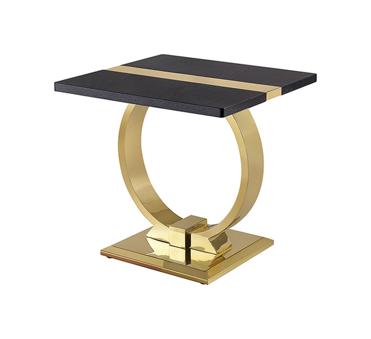 Horsham Gold/Black End Table