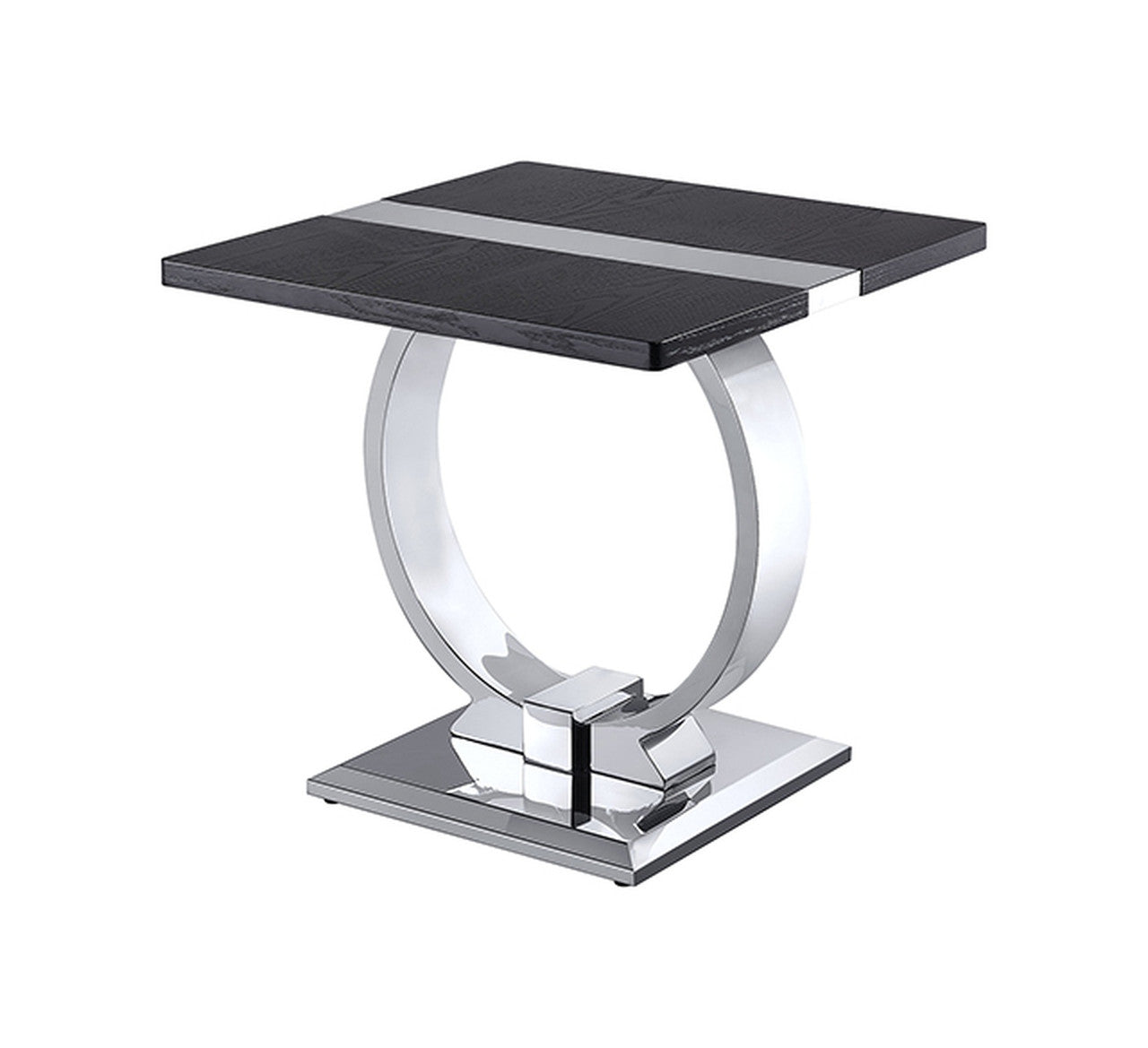 Horsham Silver/Black End Table