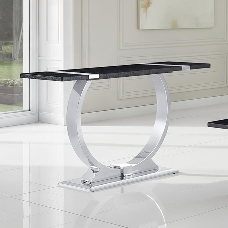 Horsham Silver/Black Sofa Table