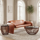 Horten Brown Sofa - Ornate Home