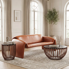 Horten Brown Sofa - Ornate Home