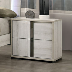 Horten Whitewash Queen 4 Piece Bedroom Set - Ornate Home