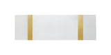 Horve Gold/White Sofa Table - Ornate Home