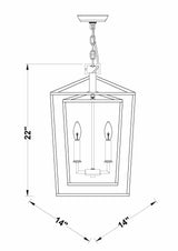 Hotevilla Gold Chain Ceiling Lighting - Ornate Home