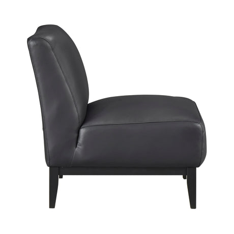 Houghton Black Accent Chair - Ornate Home