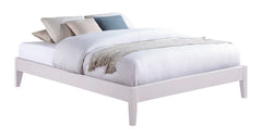 Hounslow White Queen Platform Bed - Ornate Home
