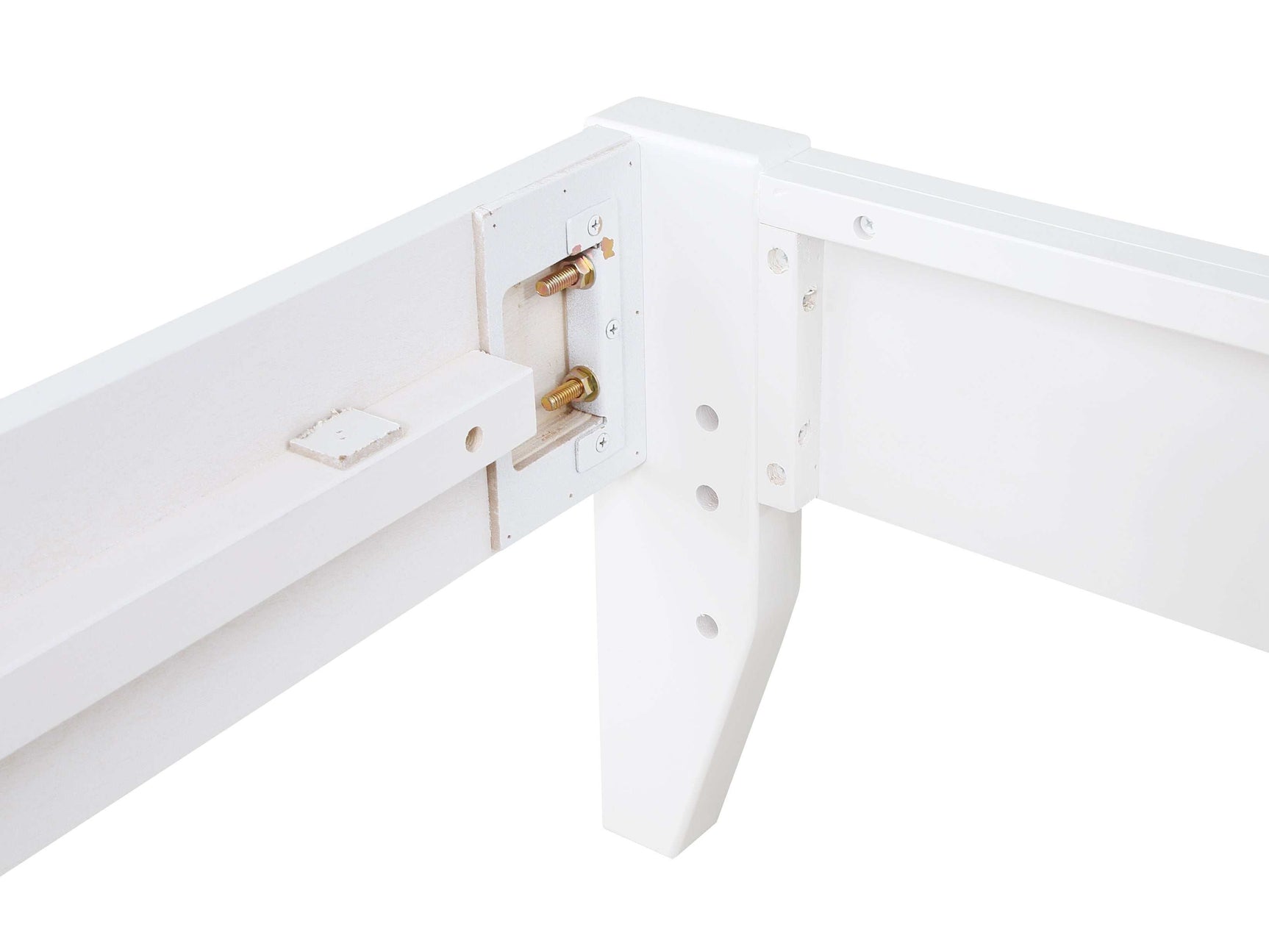 Hounslow White Queen Platform Bed - Ornate Home