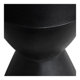 Hourglass Black Outdoor Stool - Ornate Home