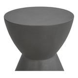 Hourglass Dark Grey Outdoor Stool - Ornate Home