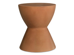 Hourglass Terracotta Outdoor Stool - Ornate Home
