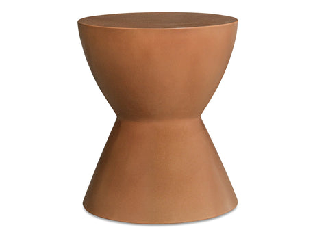 Hourglass Terracotta Outdoor Stool - Ornate Home