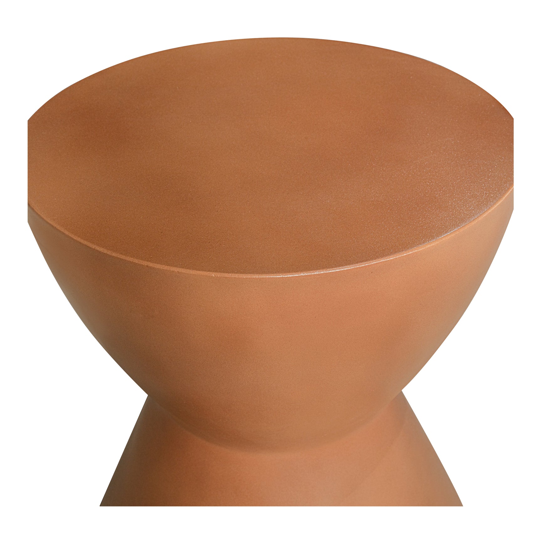 Hourglass Terracotta Outdoor Stool - Ornate Home
