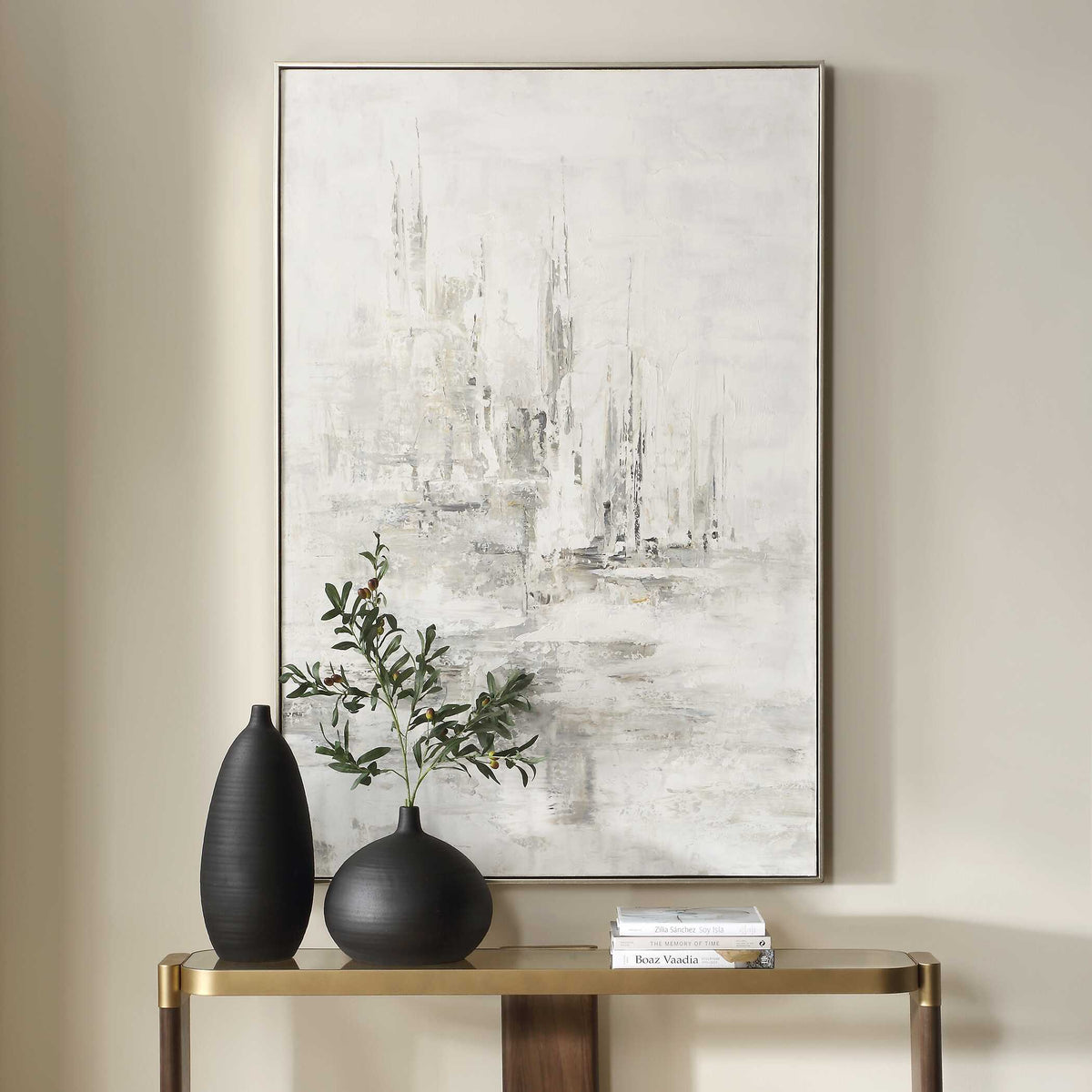 Hours In Silence Multicolor Abstract Art - Ornate Home