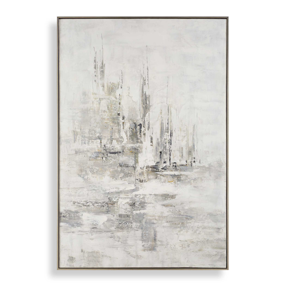 Hours In Silence Multicolor Abstract Art - Ornate Home