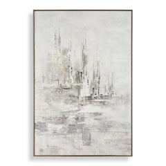 Hours In Silence Multicolor Abstract Art - Ornate Home