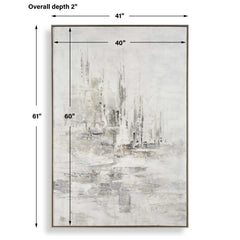 Hours In Silence Multicolor Abstract Art - Ornate Home