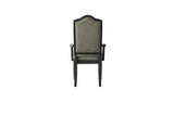House Beatrice Arm Chair in Charcoal (Set of 2) 68813 - Ornate Home