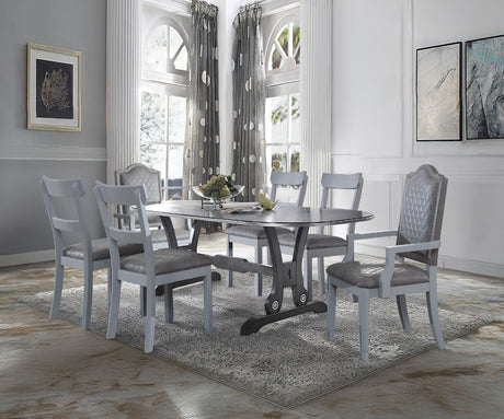 House Beatrice Dining Table in Charcoal 68810 - Ornate Home