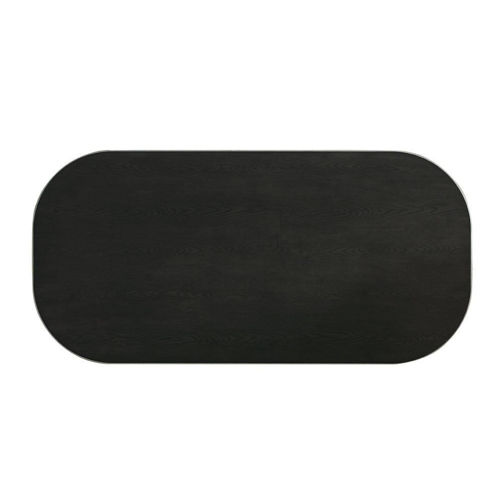 House Beatrice Dining Table in Charcoal 68810 - Ornate Home