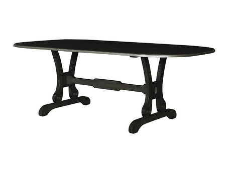 House Beatrice Dining Table in Charcoal 68810 - Ornate Home
