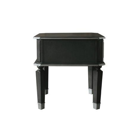 House Beatrice End Table in Charcoal - Ornate Home