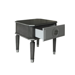 House Beatrice End Table in Charcoal - Ornate Home