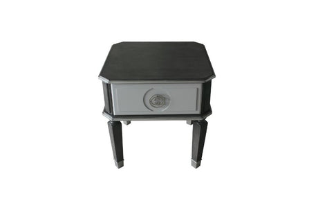 House Beatrice End Table in Charcoal - Ornate Home