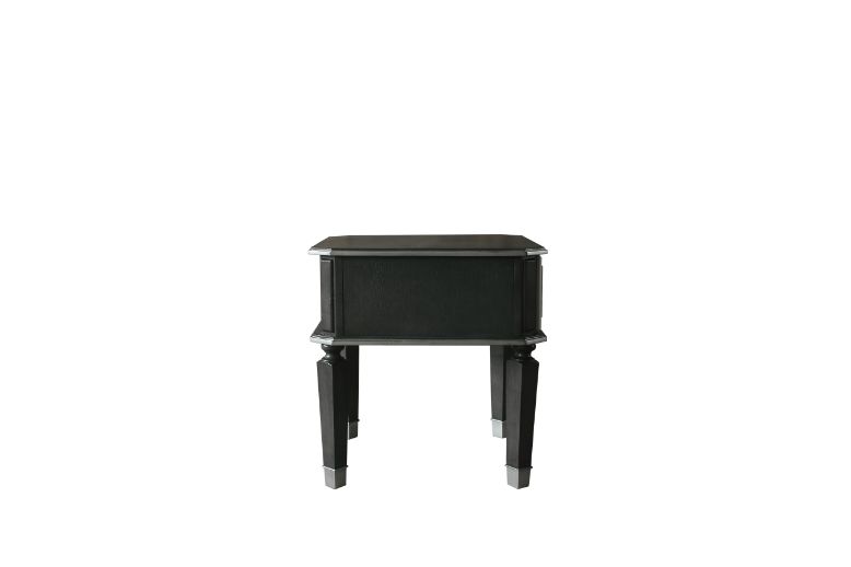 House Beatrice End Table in Charcoal - Ornate Home