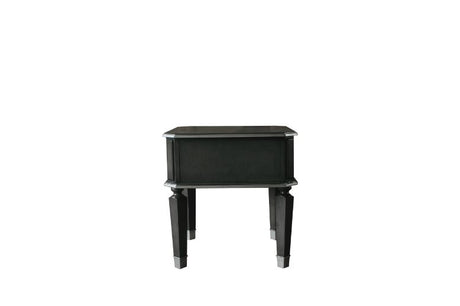House Beatrice End Table in Charcoal - Ornate Home
