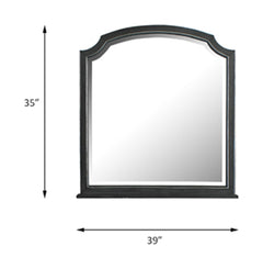 House Beatrice Mirror in Light Gray - Ornate Home