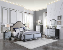 House Beatrice Mirror in Light Gray - Ornate Home