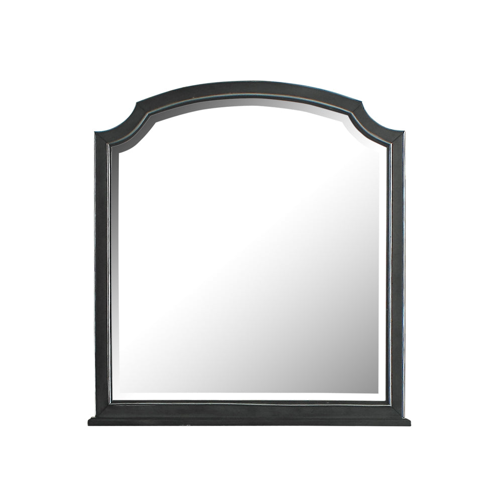 House Beatrice Mirror in Light Gray - Ornate Home