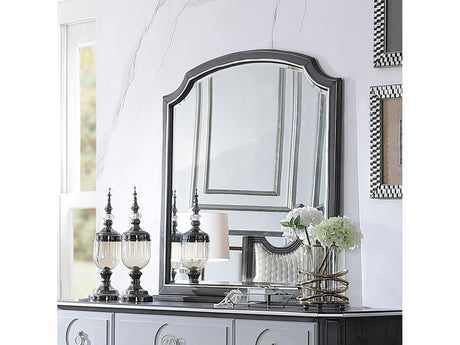 House Beatrice Mirror in Light Gray - Ornate Home