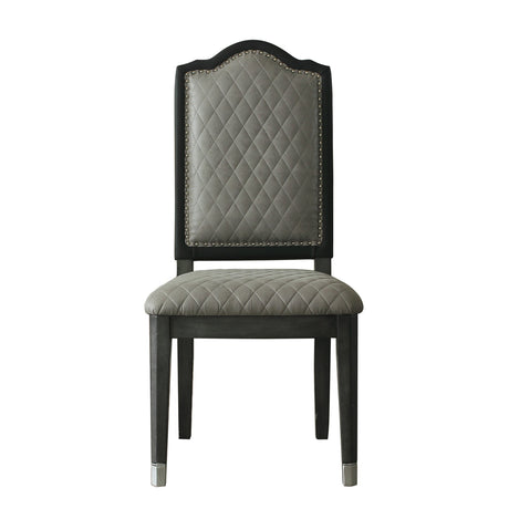 House Beatrice Side Chair in Charcoal (Set of 2) 68812 - Ornate Home