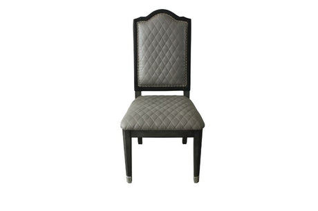 House Beatrice Side Chair in Charcoal (Set of 2) 68812 - Ornate Home