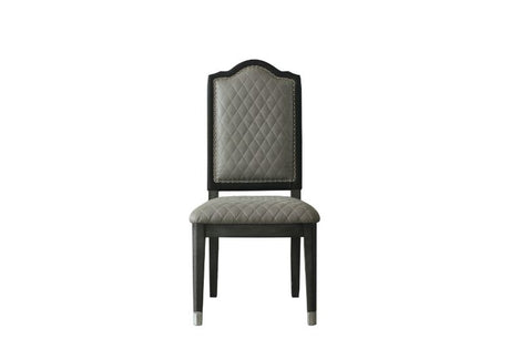 House Beatrice Side Chair in Charcoal (Set of 2) 68812 - Ornate Home