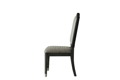 House Beatrice Side Chair in Charcoal (Set of 2) 68812 - Ornate Home