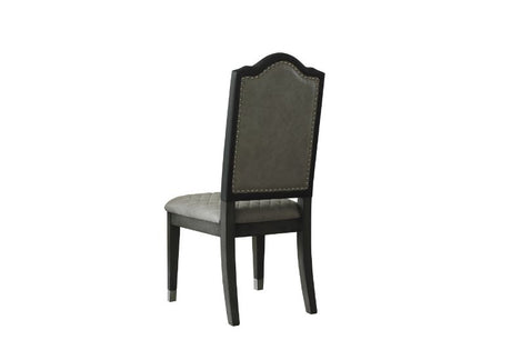 House Beatrice Side Chair in Charcoal (Set of 2) 68812 - Ornate Home