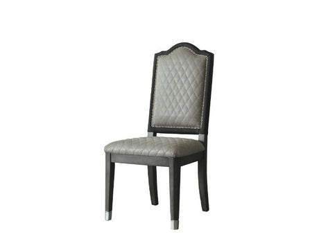House Beatrice Side Chair in Charcoal (Set of 2) 68812 - Ornate Home